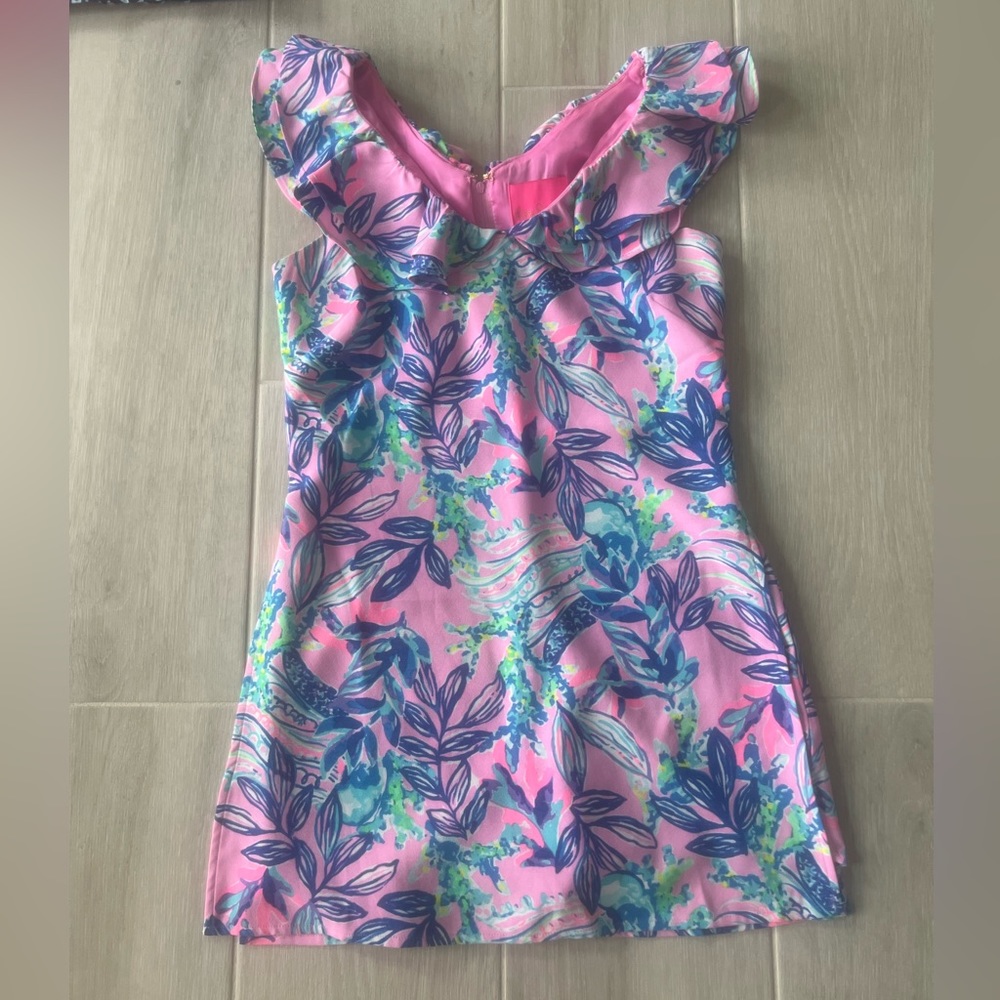 EUC Lilly Pulitzer Size 0 Pink Floral Romper